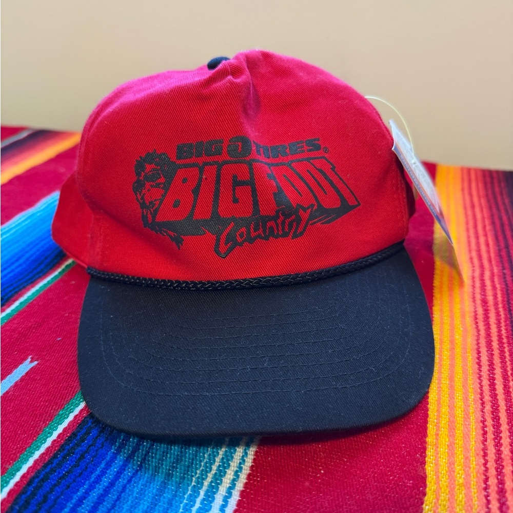 Bigfoot Country Red and Black Cap
